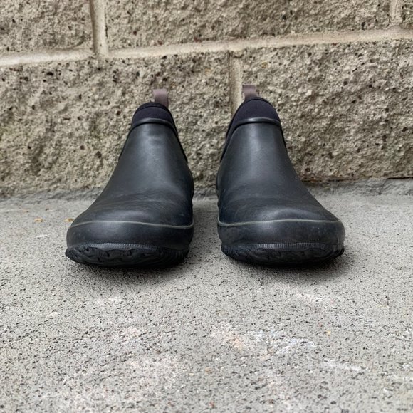 BOGS Mens Urban Farmer Boots 9 Euro 42 Black Slip On Waterproof Shoes Boot Shoe - Picture 4 of 12